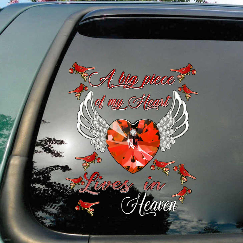 Memorial Cardinal Sticker