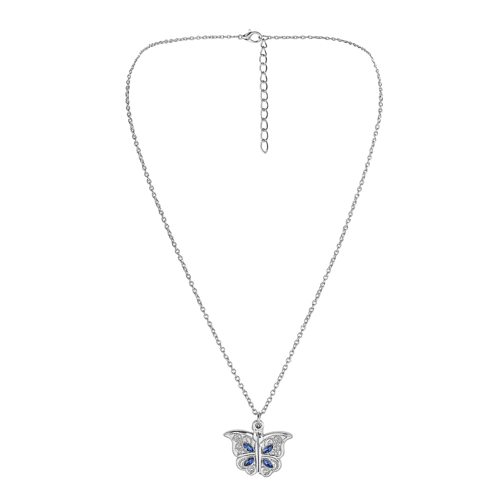 Butterfly Picture Locket Necklace