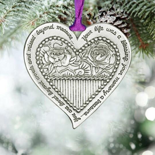 In Memory Christmas Ornament