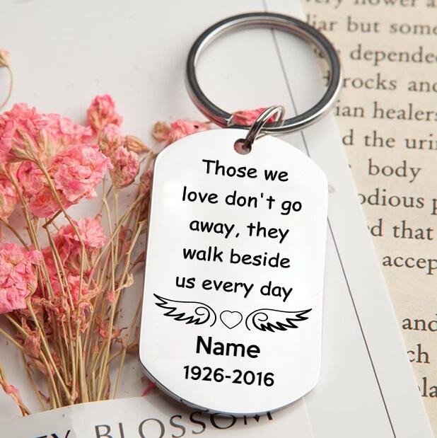 Personalized Engraved Silver Keychain-4