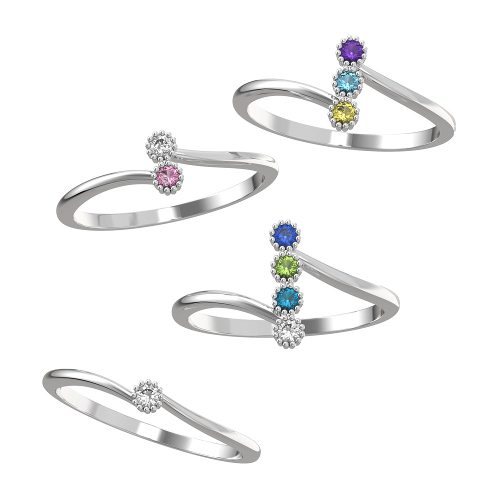 Personalized Birthstones Ring