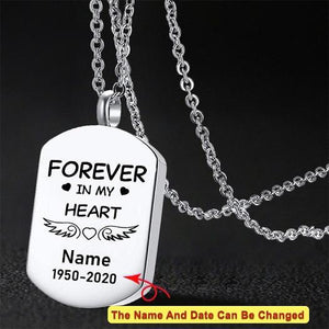 Personalized Ashes Necklace - Forever In My Heart