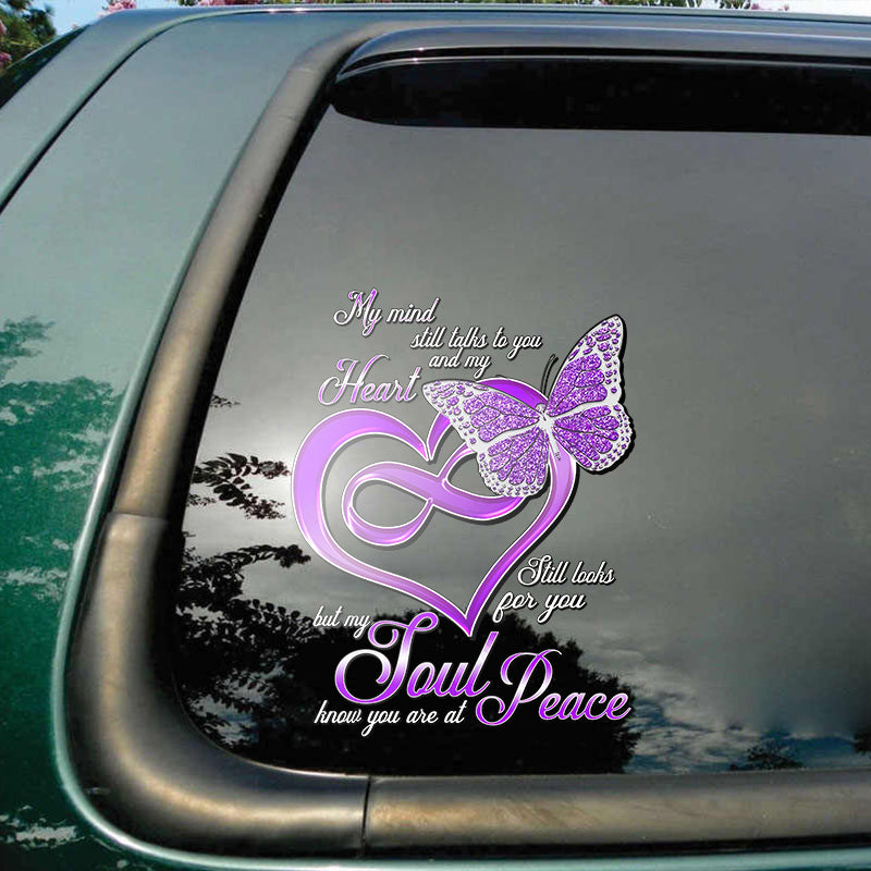 Memorial Butterfly Sticker