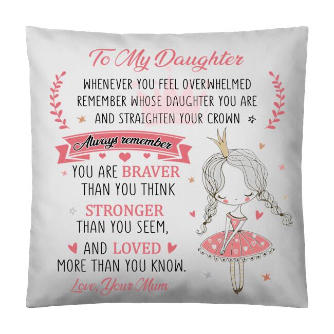 To My Granddaughter/Daughter Pillowcase