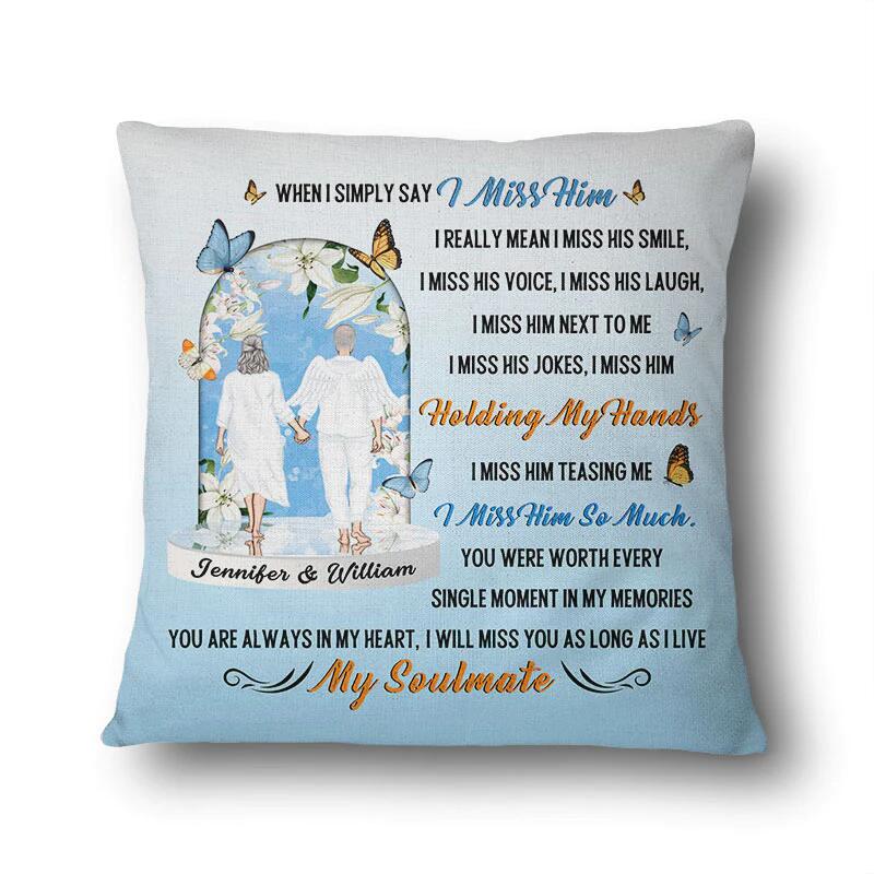 Memorial Miss You As Long As I Live - Personalized Custom Pillowcase