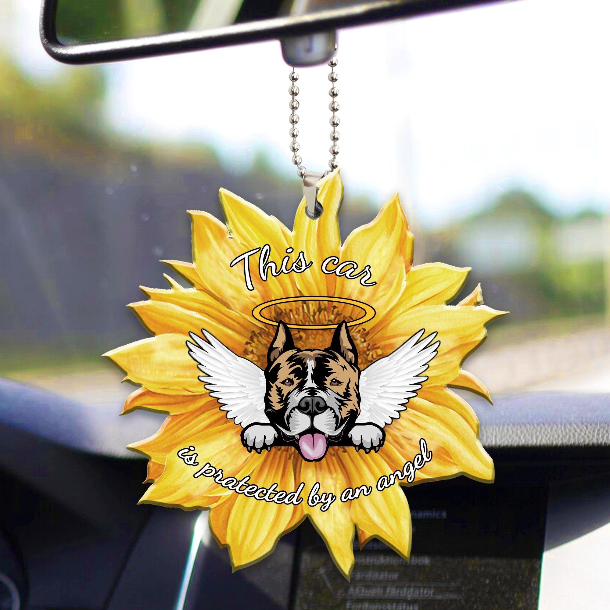 American Staffordshire Terrier2 Car Ornament