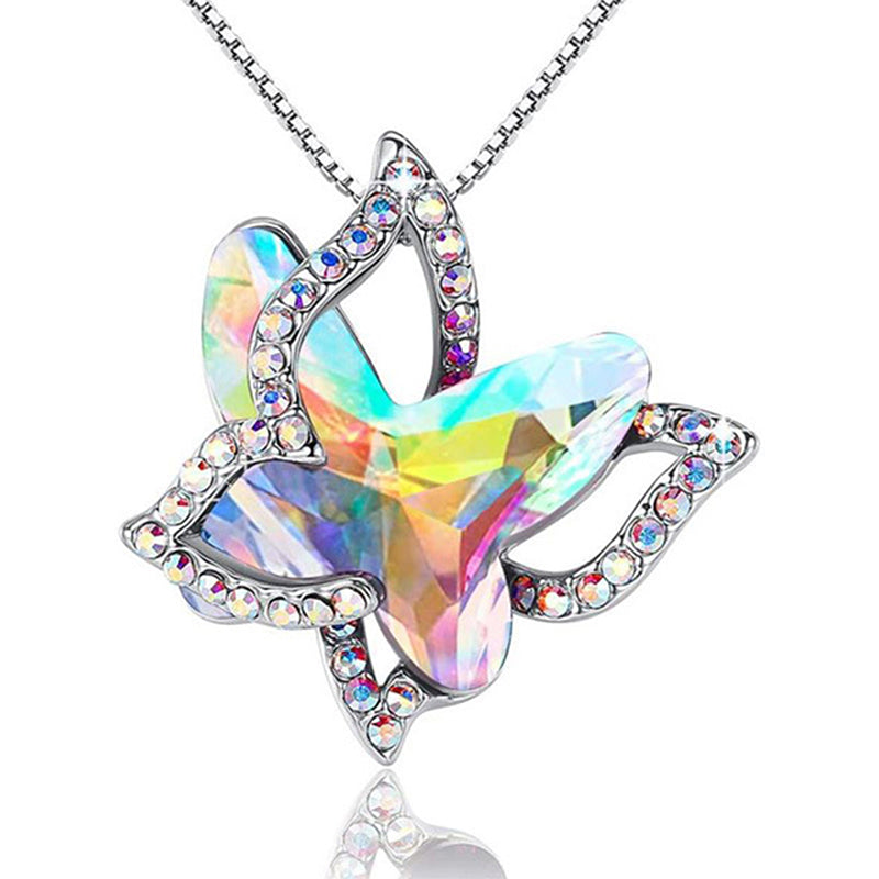 Butterfly Crystal Necklace