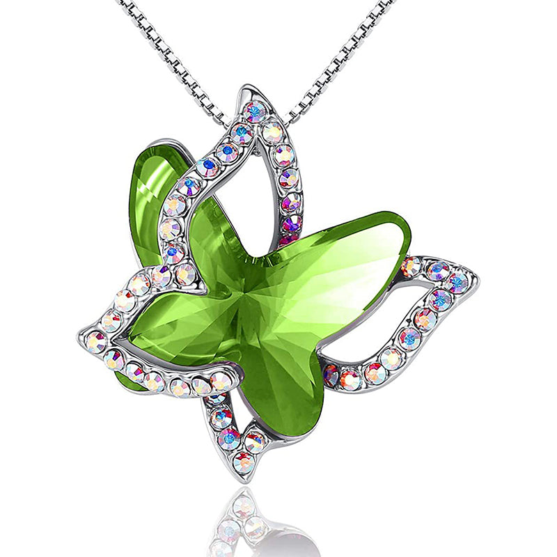 Butterfly Crystal Necklace