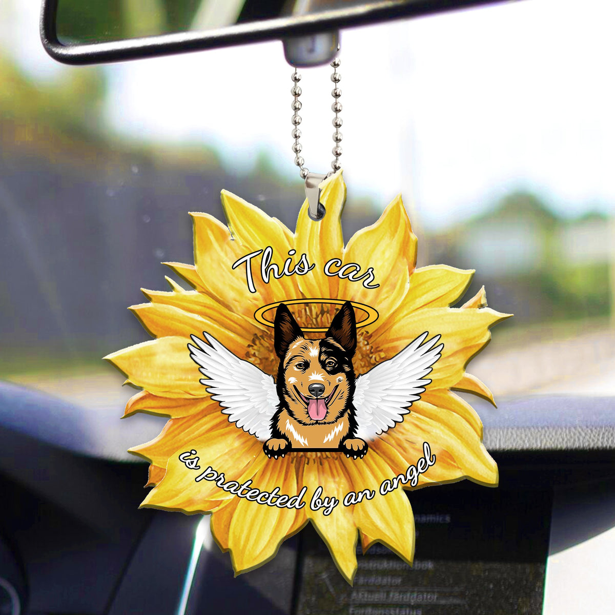 Australian Cattle2 Car Ornament