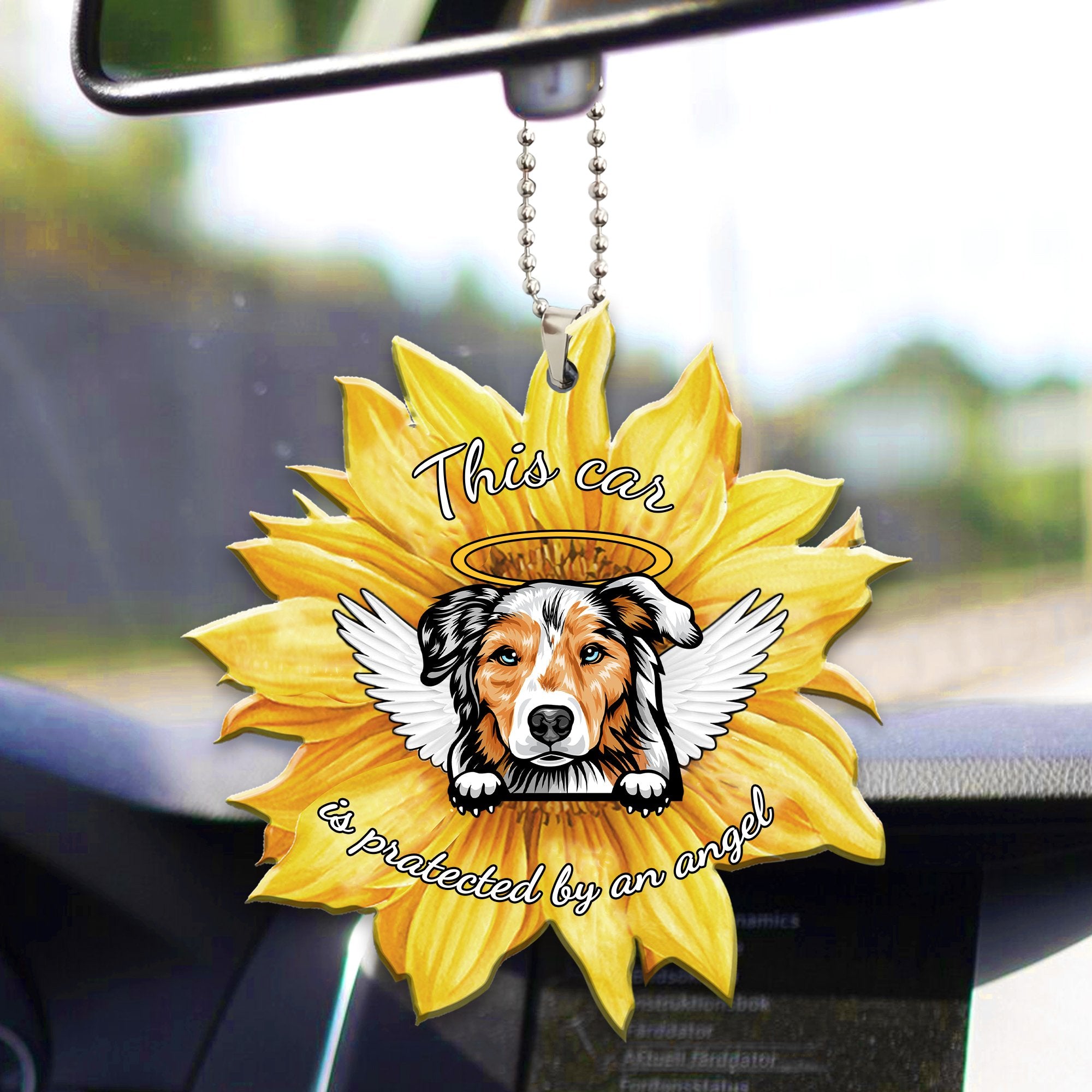 Australian Shepherd1 Car Ornament