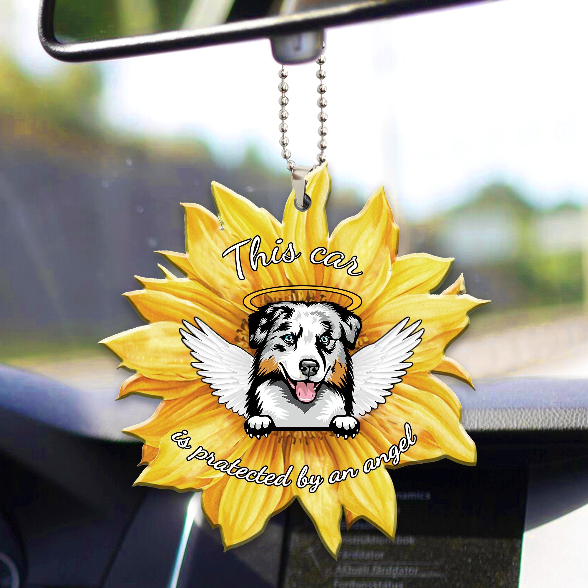 Australian Shepherd2 Car Ornament