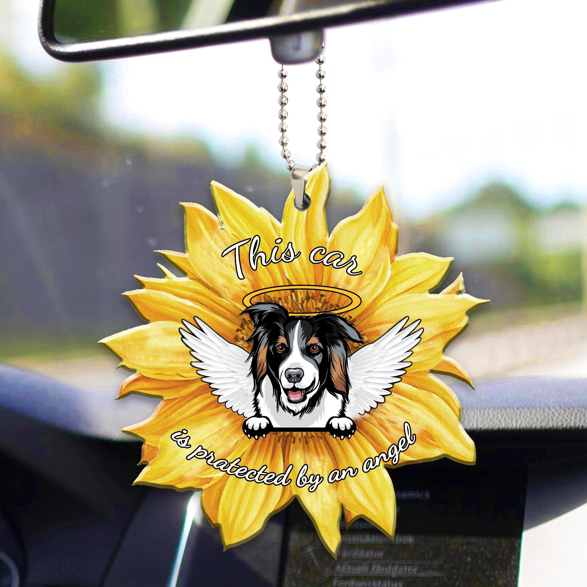 Australian Shepherd3 Car Ornament