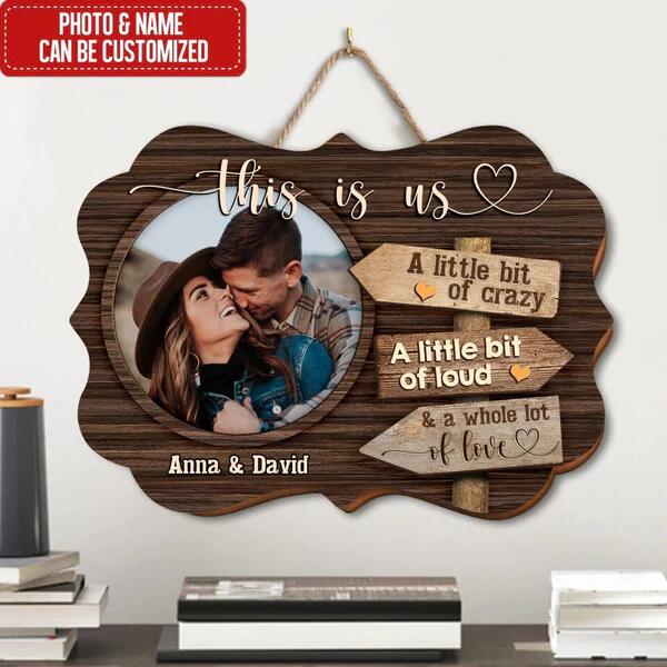 This Is Us Personalized Wooden Sign