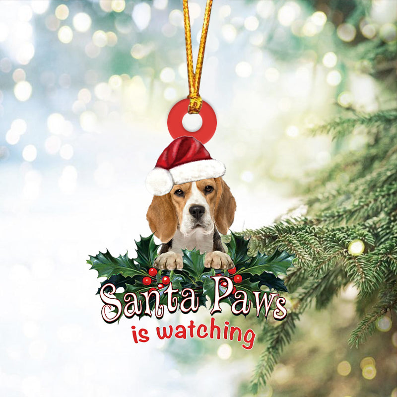 Beagle Christmas Car Ornament