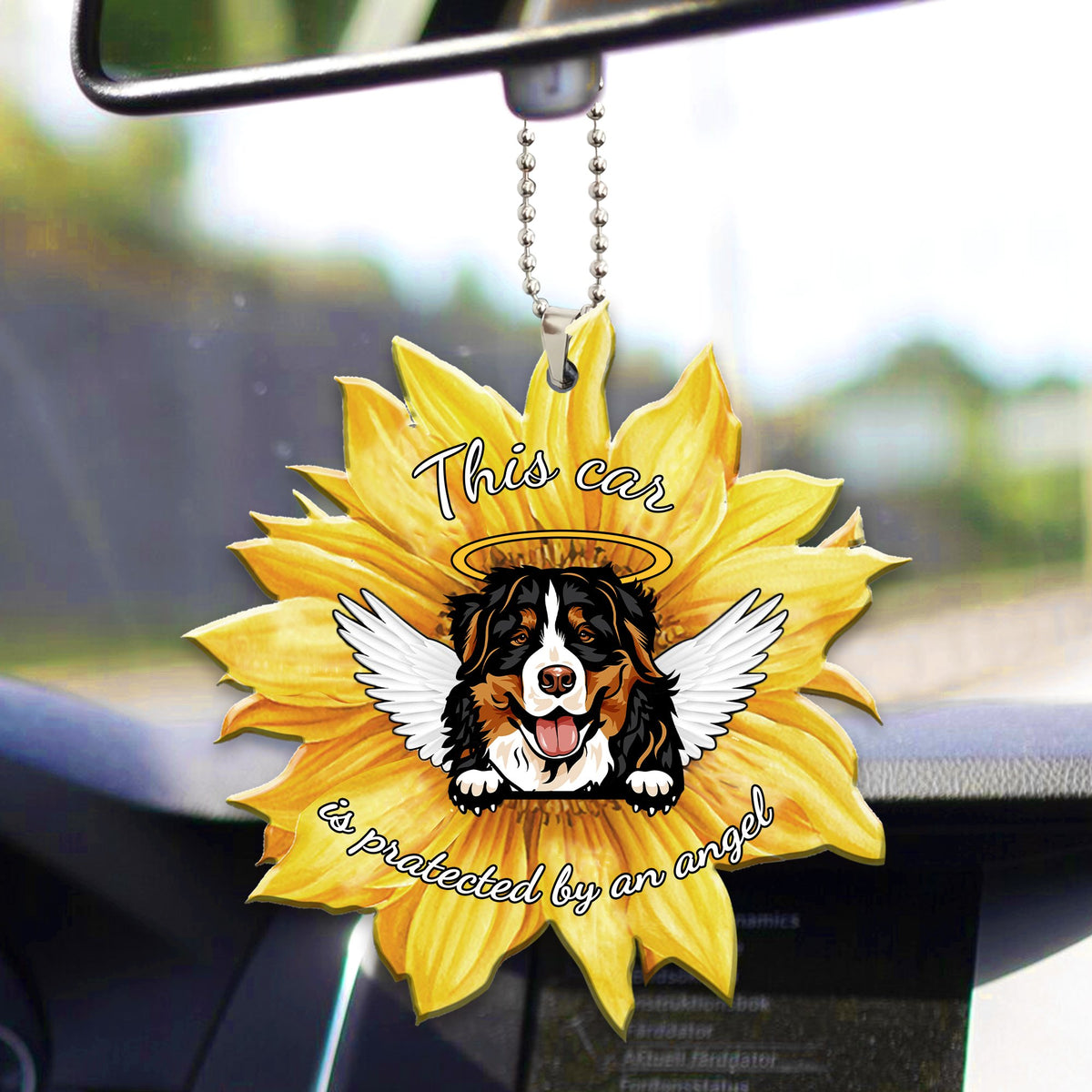 Bernese Mountain1 Car Ornament