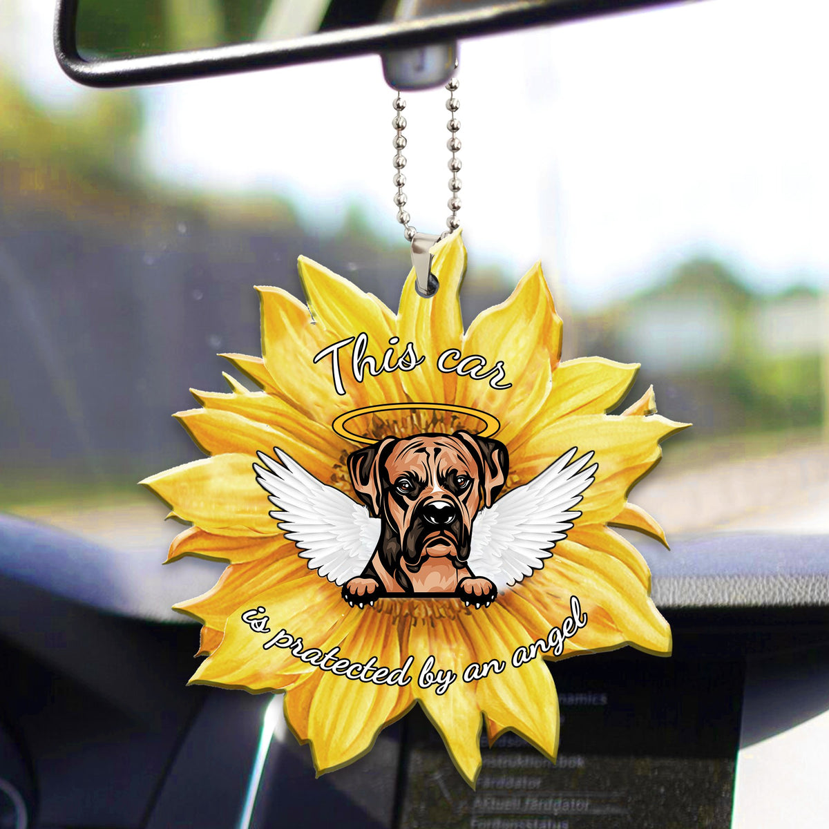 Boxer Car Ornament