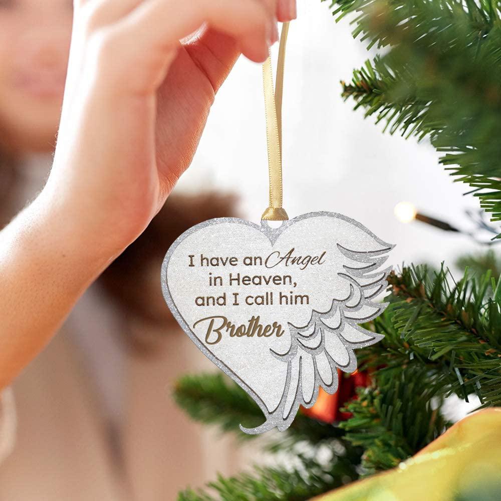 Angel Wing Memorial Handmade Ornament