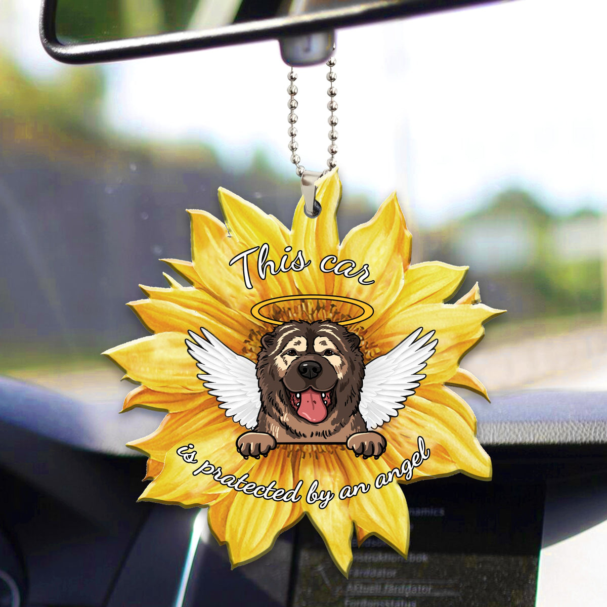 Caucasian Shepherd Car ornament