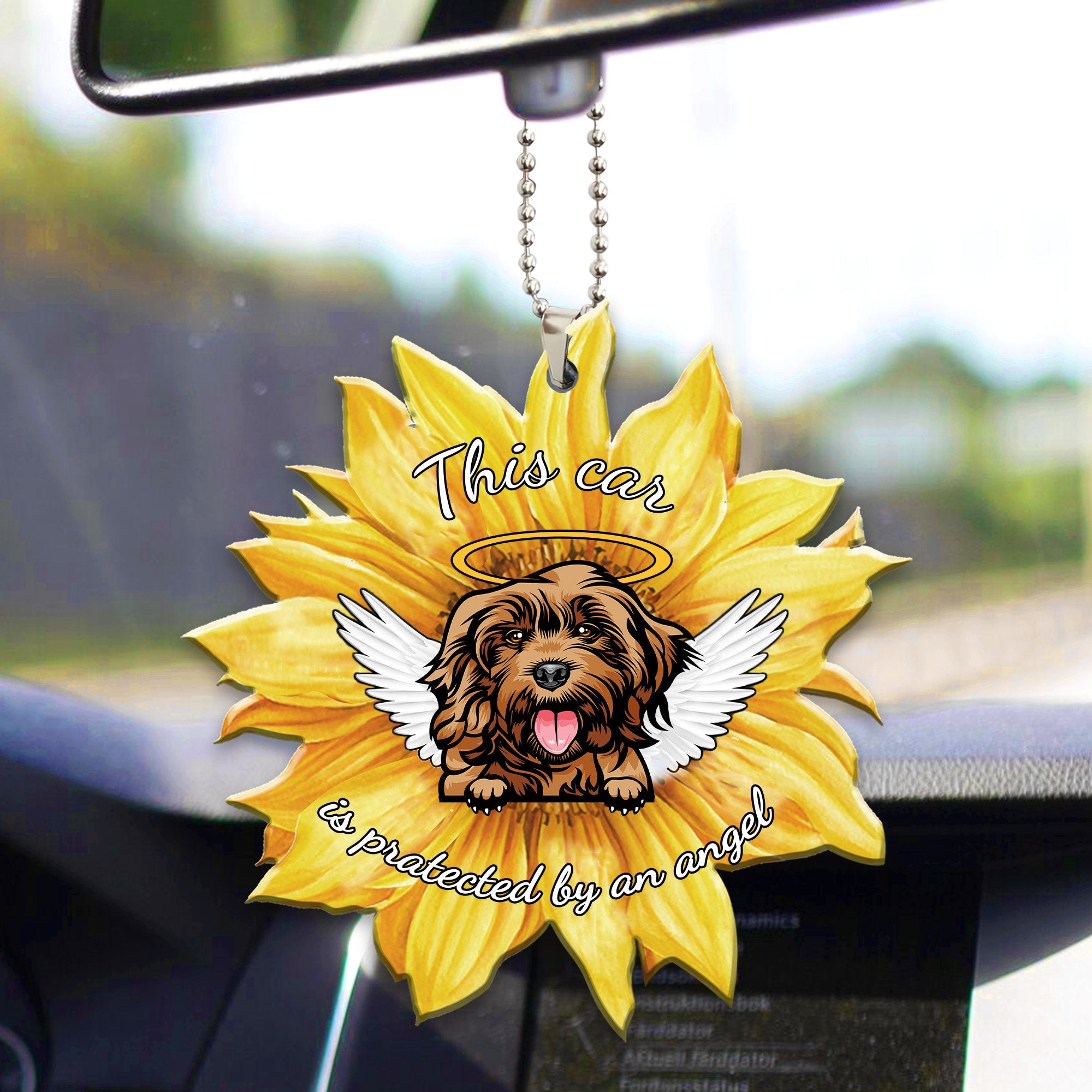 Cockapoo Car ornament - woohops