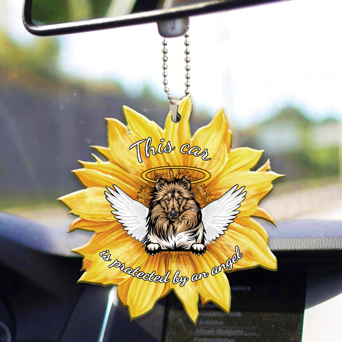 Collie Car ornament