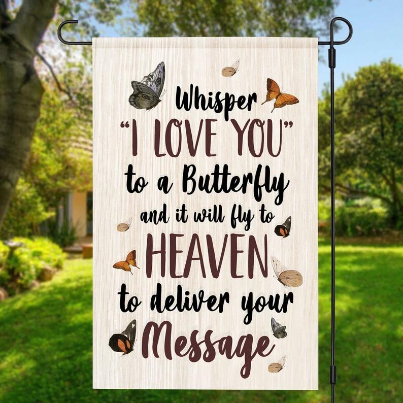 Memorial Butterflies HOUSE & GARDEN FLAG