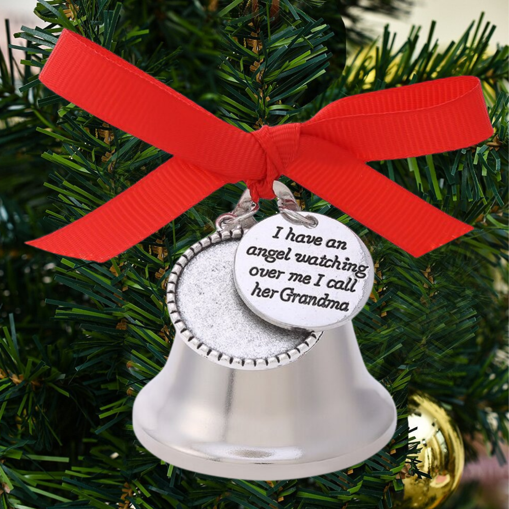 Personalized Christmas Bell Memorial Ornament