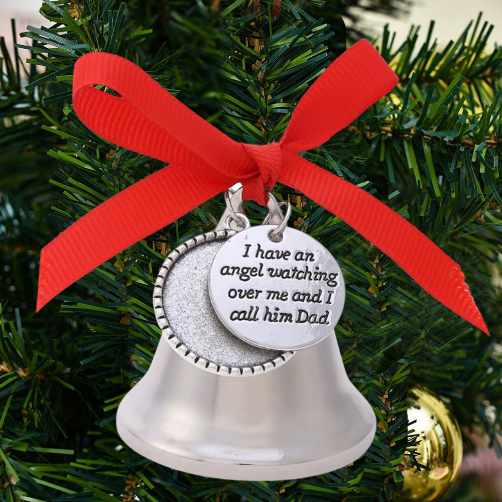 Personalized Christmas Bell Memorial Ornament