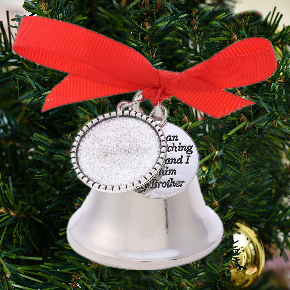 Personalized Christmas Bell Memorial Ornament