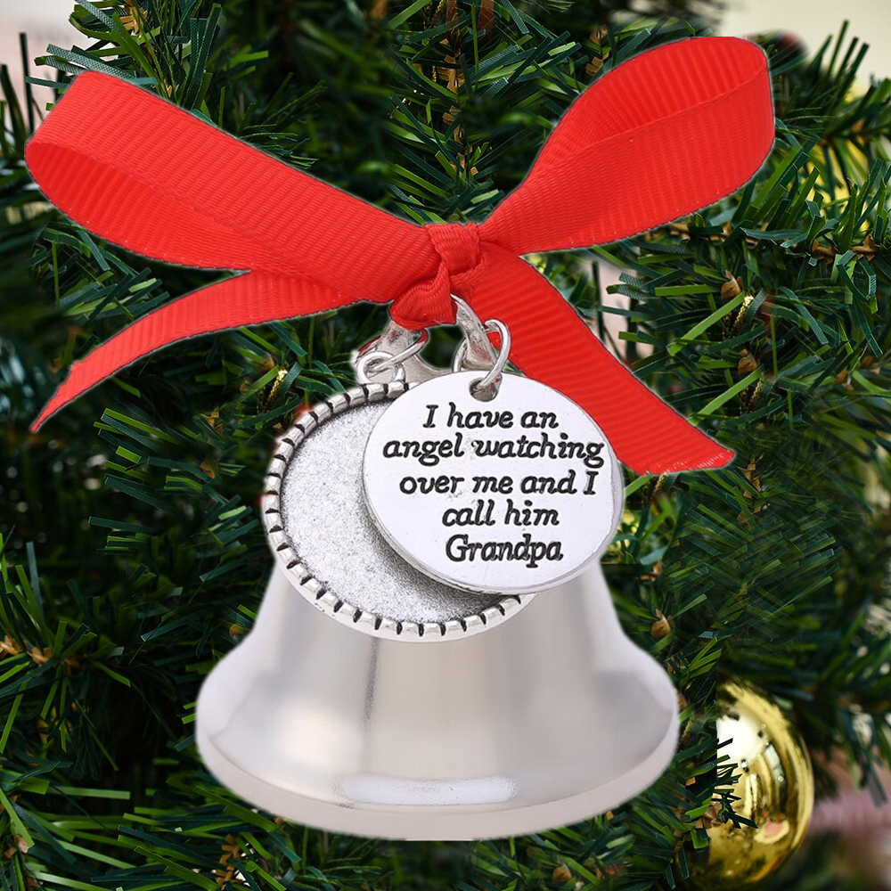 Personalized Christmas Bell Memorial Ornament