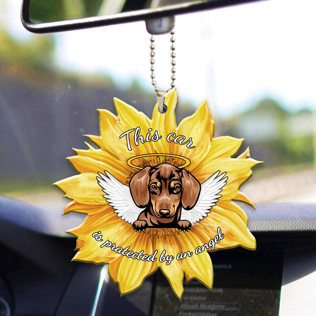 Dachshund1 Car Ornament