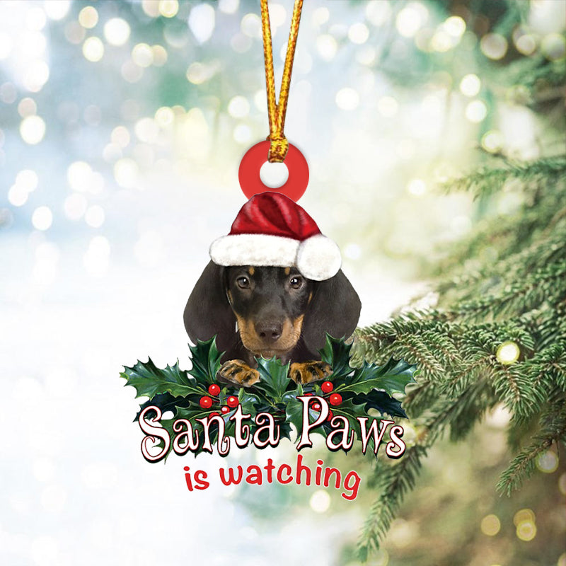 Dachshund 1 Christmas Car Ornament