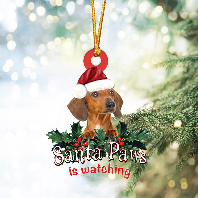 Dachshund 3 Christmas Car Ornament