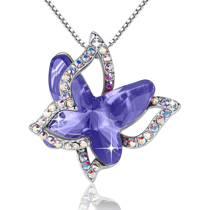 Butterfly Crystal Necklace