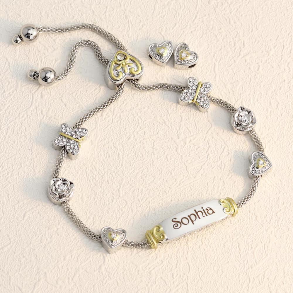 To My Granddaughter/Daughter Personalized Bracelet