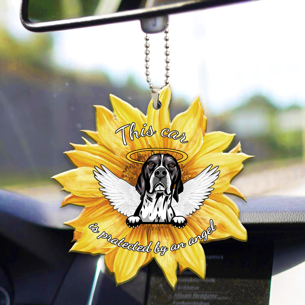 English Pointer Car ornament