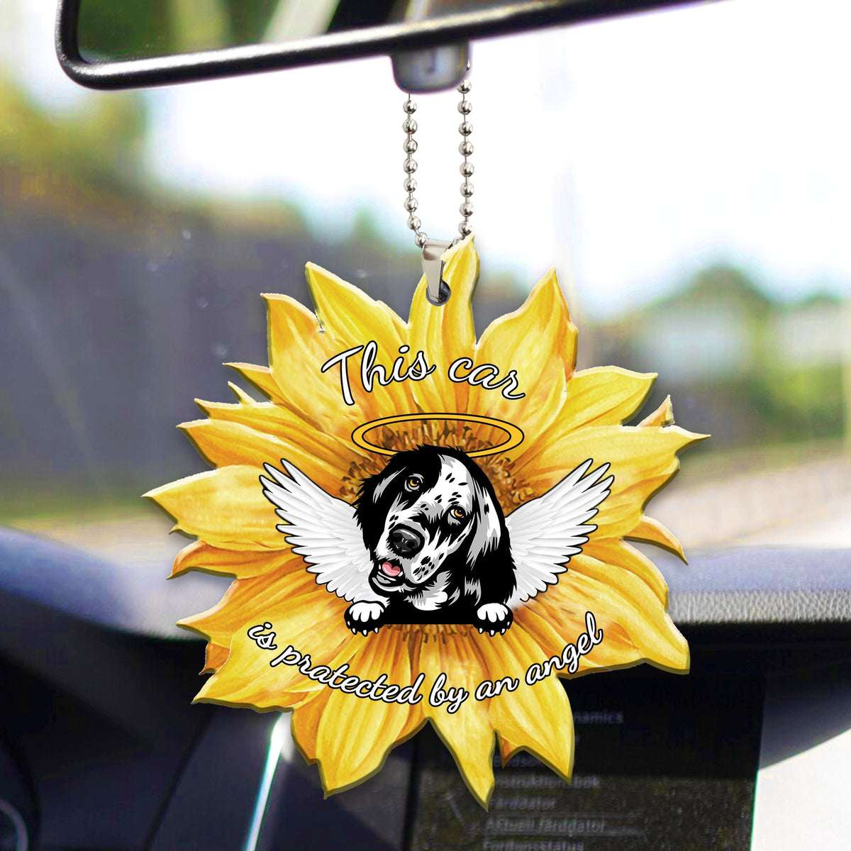 English Setter Car ornament