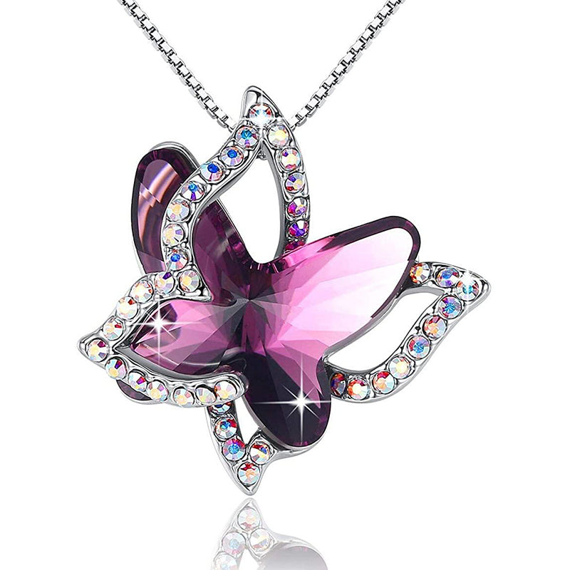 Butterfly Crystal Necklace