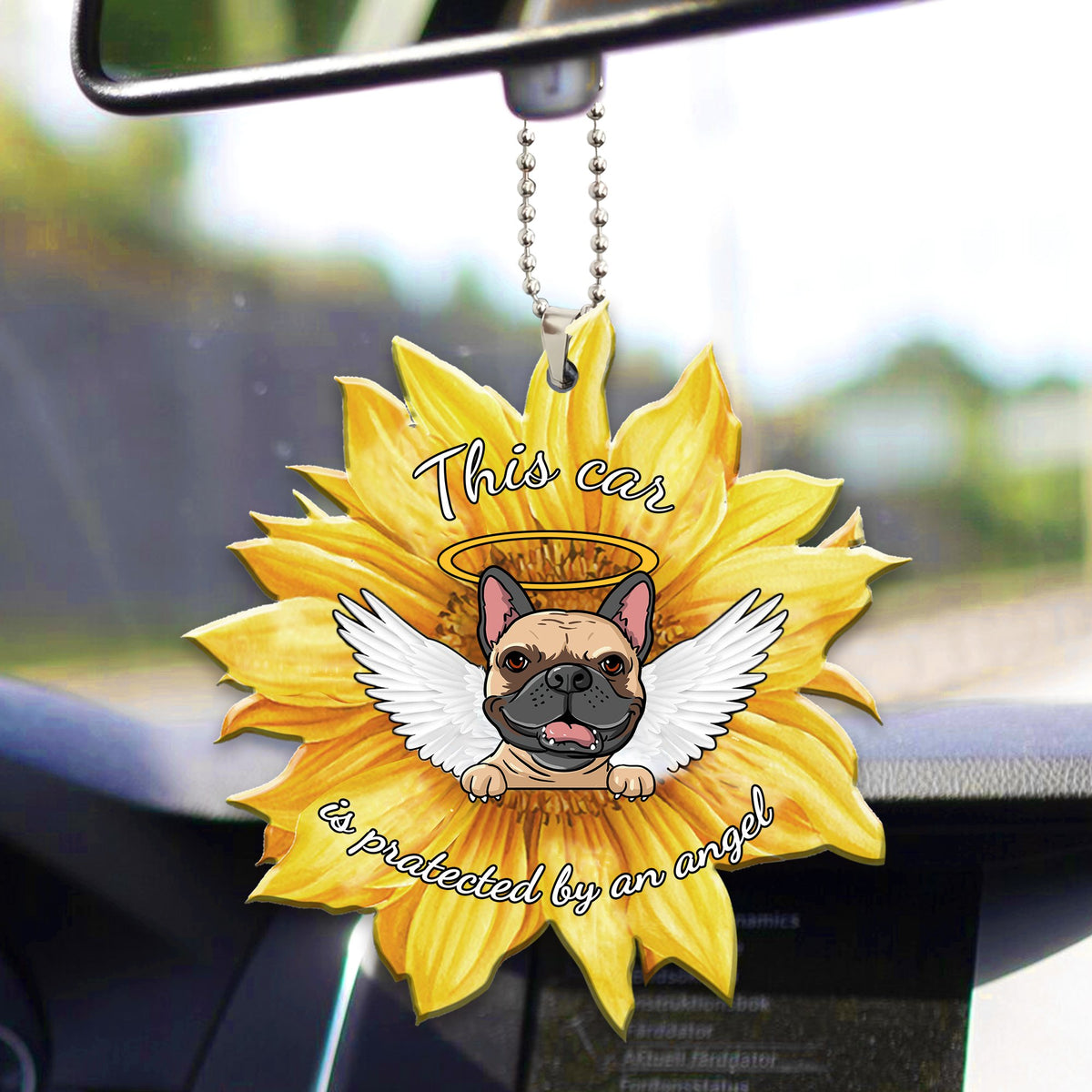 French Bulldog2 Car Ornament
