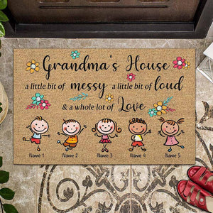 Grandma's House - Personalized Mother's Day Grandma Doormat