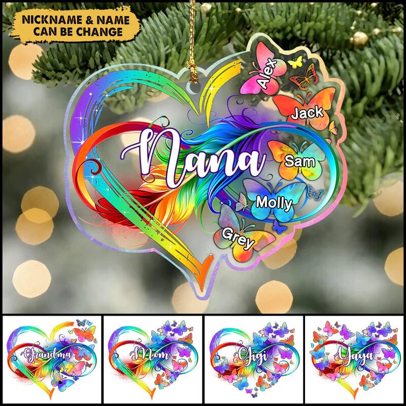 Infinite Love With Kids Christmas Gift Personalized Ornament