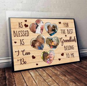 As Blessed As I Can Be - Personalized Grandma With Kids Poster