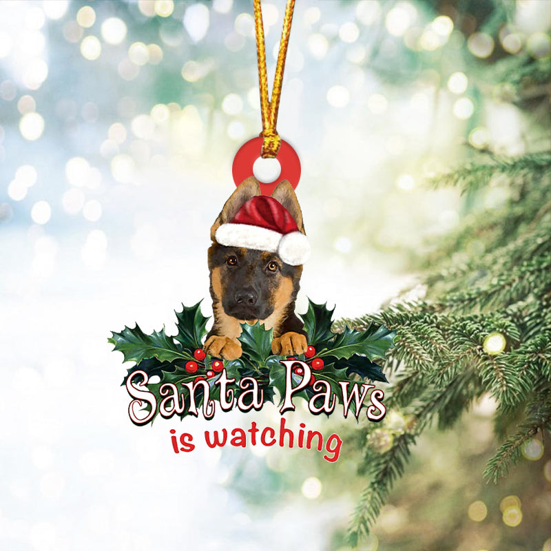 German Shepherd 1 Christmas Car Ornament