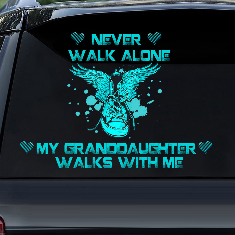 Family Never Walk Alone Memorial Decal