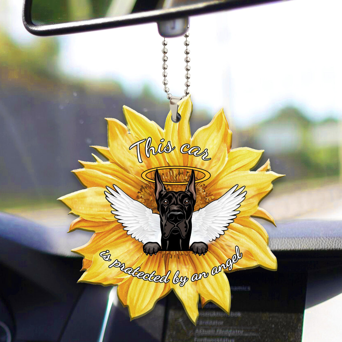 Great Dane1 Car ornament