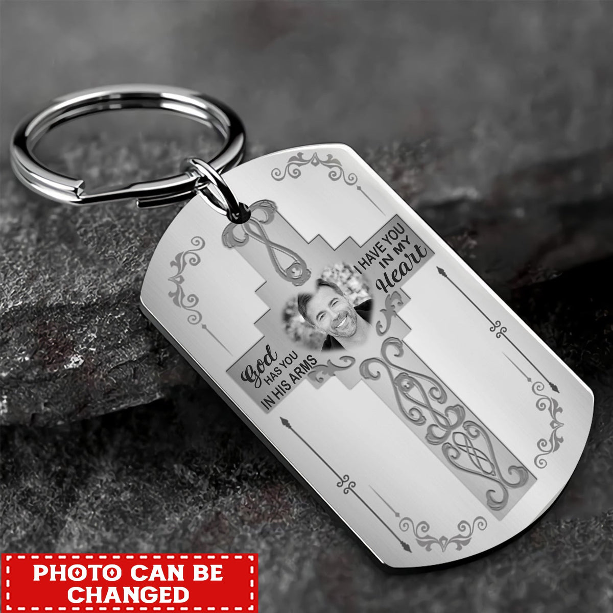 I Have You In My Heart Personalized Keychain