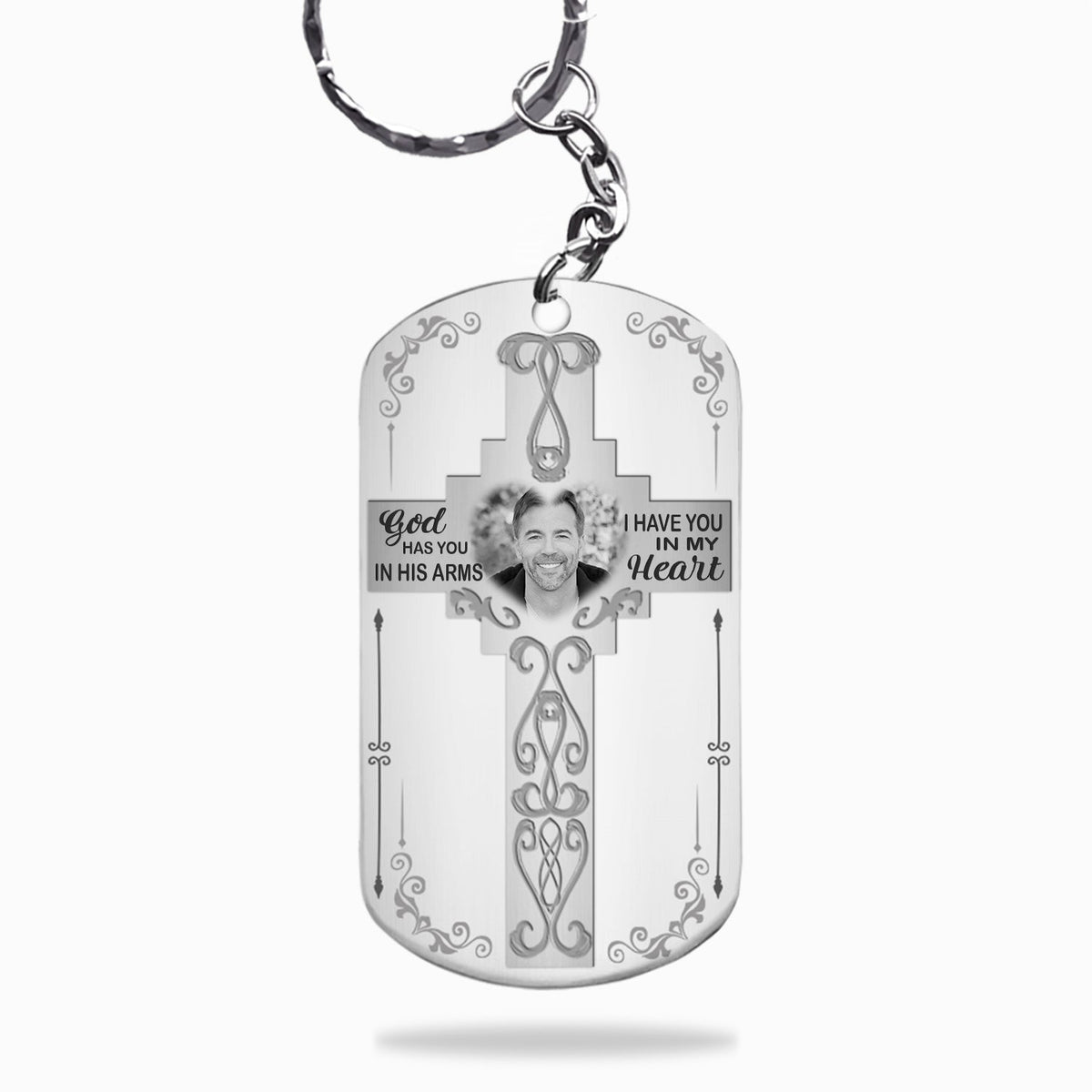 I Have You In My Heart Personalized Keychain