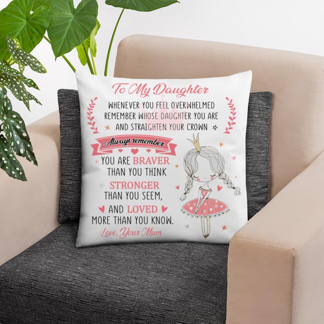 To My Granddaughter/Daughter Pillowcase