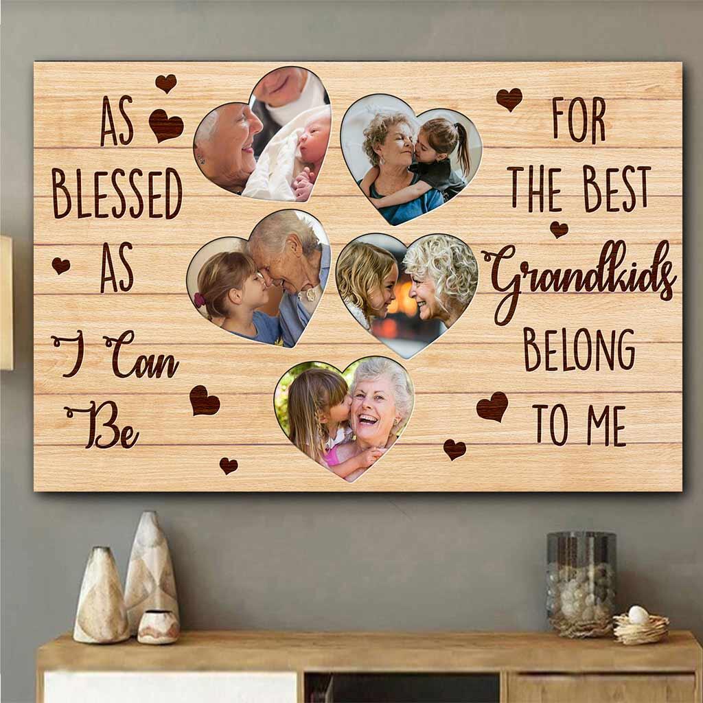 As Blessed As I Can Be - Personalized Grandma With Kids Poster