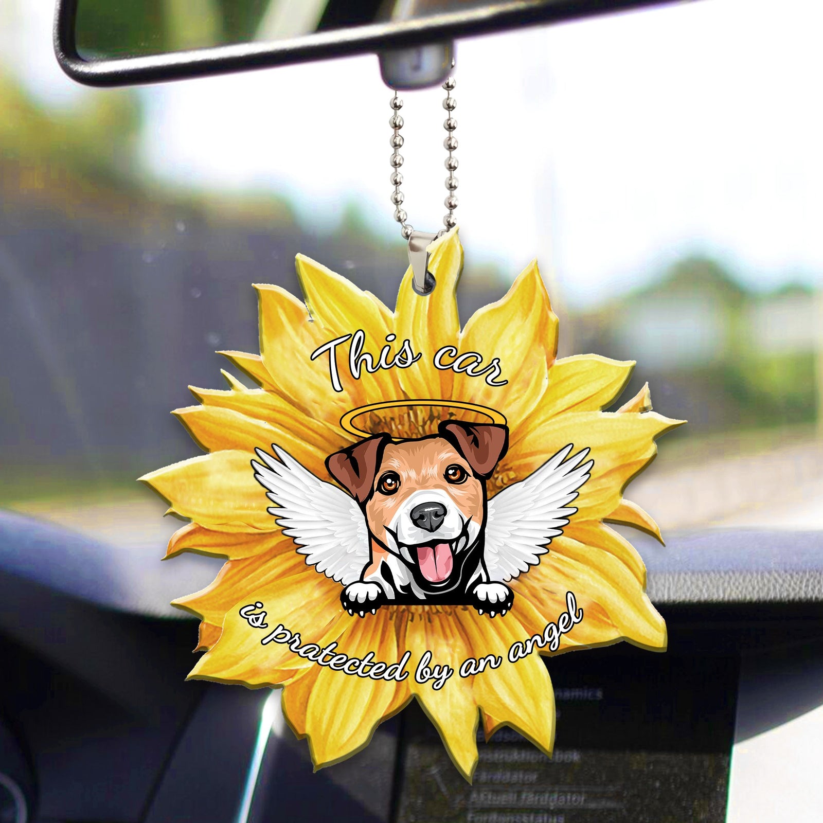 Jack Russell Terrier1 Car ornament
