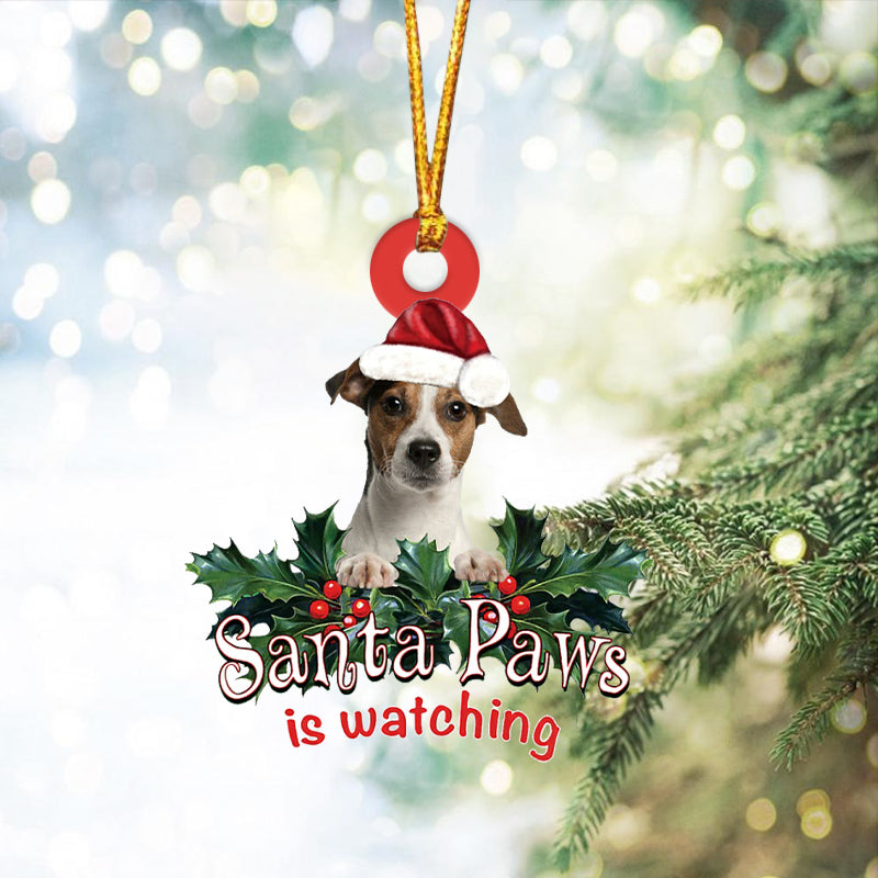 Jack Russell Terrier 2 Christmas Car Ornament
